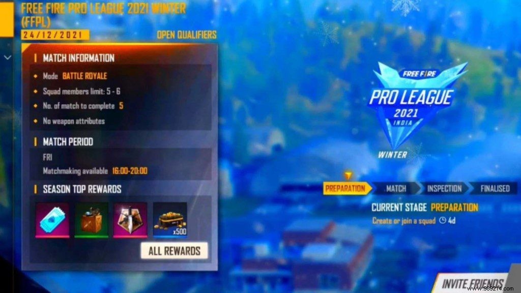 How to Register for Free Fire Pro League 2021 Winter (FFPL 2021): Complete Guide