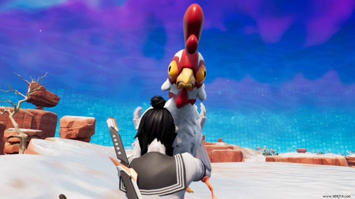 Fortnite Guide: How to Complete the Fly with a Chicken Challenge for Winterfest Rewards