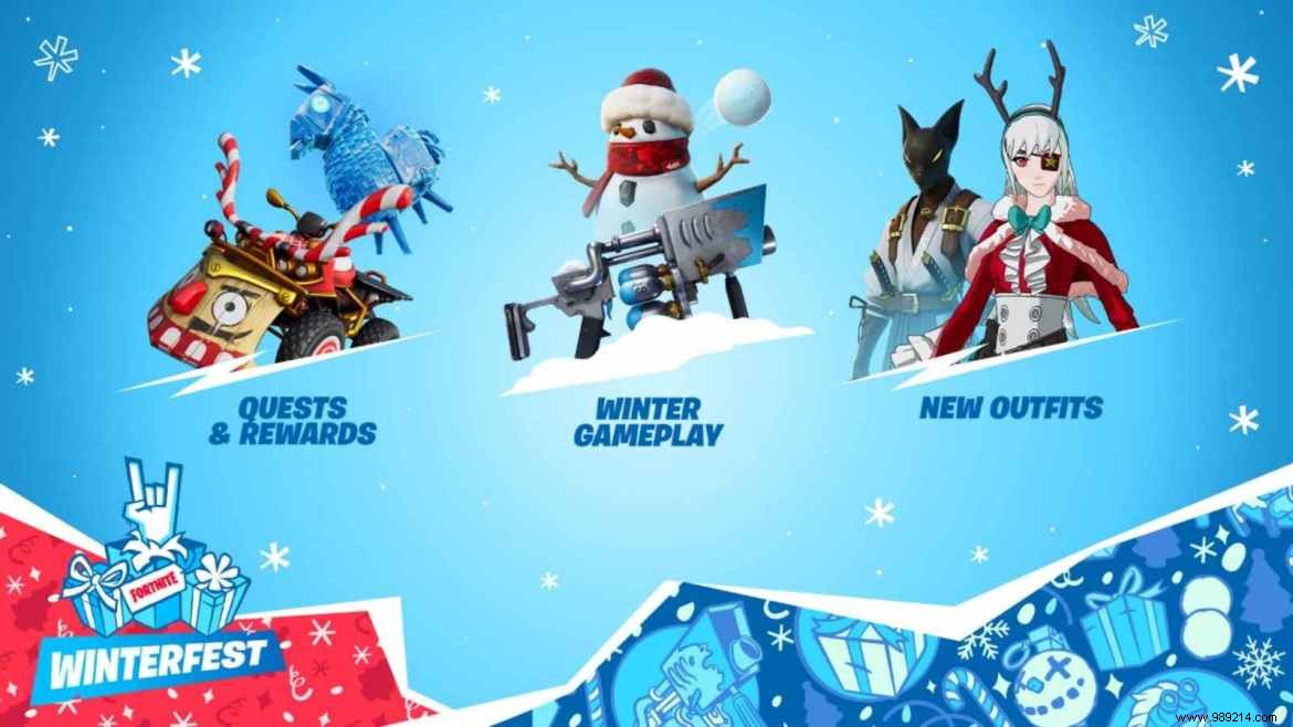 How to Unlock the Ffrosty Back Bling for Free in Fortnite Chapter 3 Season 1 Winterfest 2021