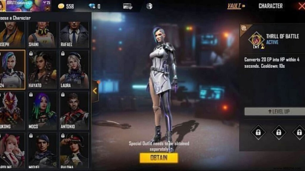 A124 vs Skyler: Which Free Fire Character is Best for December 2021?