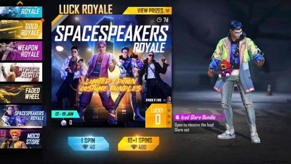 Free Fire x SpaceSpeakers Royale: How to Unlock Exclusive Bundles and Cosmetics