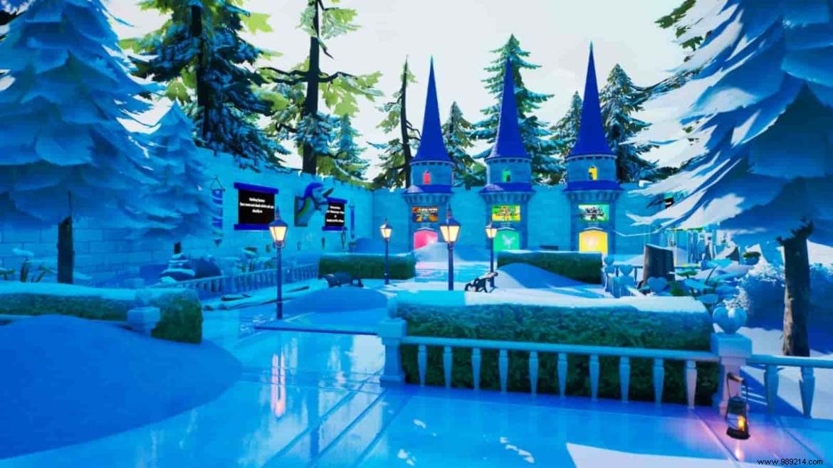 Fortnite 100-Level Winter Castle Deathrun: Map Code (4401-2087-6703) & How to Play