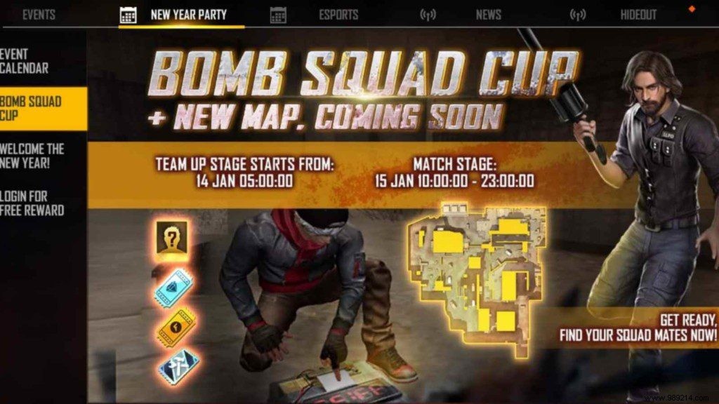Free Fire Bomb Squad Cup: Complete Guide to Free Vouchers and Rewards