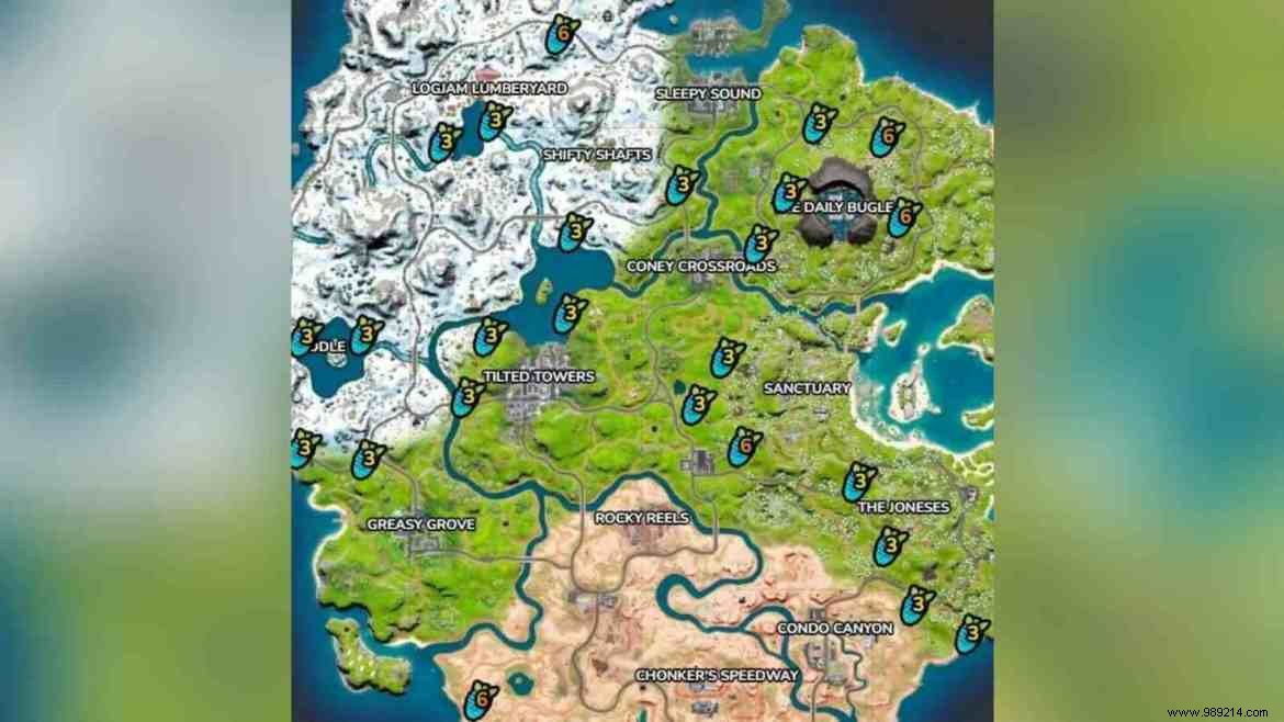 Fortnite Chapter 3 Season 1: Klomberry Locations Guide to Complete the Shield Challenge