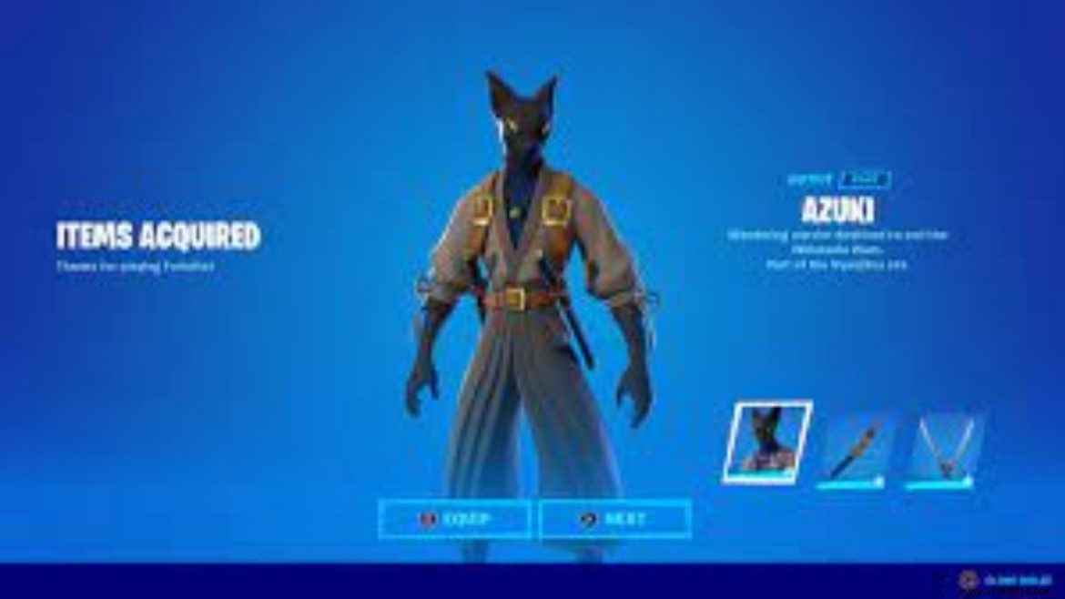 Azuki Skin Returns to Fortnite Item Shop in Chapter 3 Season 1