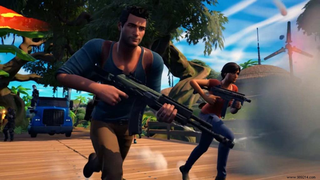 Fortnite x Uncharted Crossover: Nathan Drake and Chloe Frazer Skins Revealed