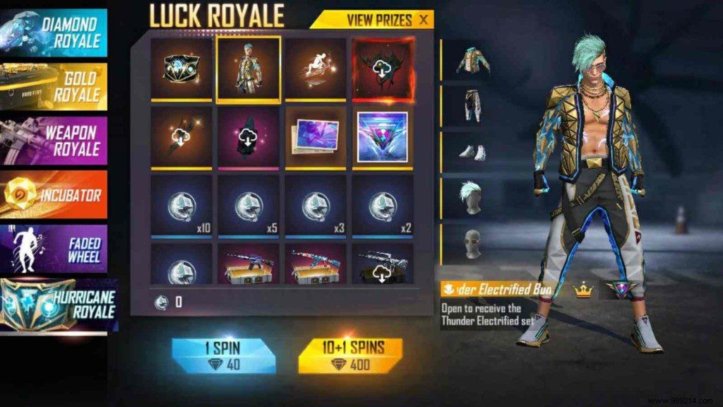 How to Claim the Thunder Electrified Bundle in Free Fire Hurricane Royale: Complete Guide
