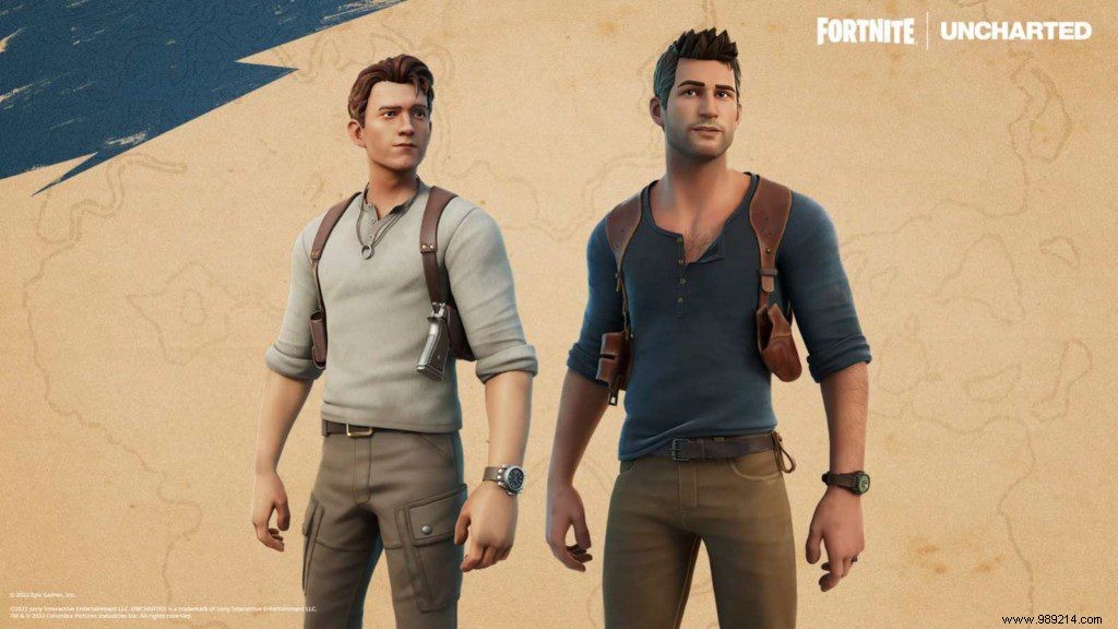 Uncharted Heroes Nathan Drake and Chloe Frazer Arrive in Fortnite: Hunt Treasures on the Island