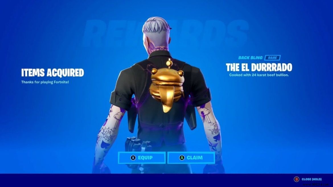 Fortnite El Durrrado Back Bling: Current Price, Availability, and How to Get It