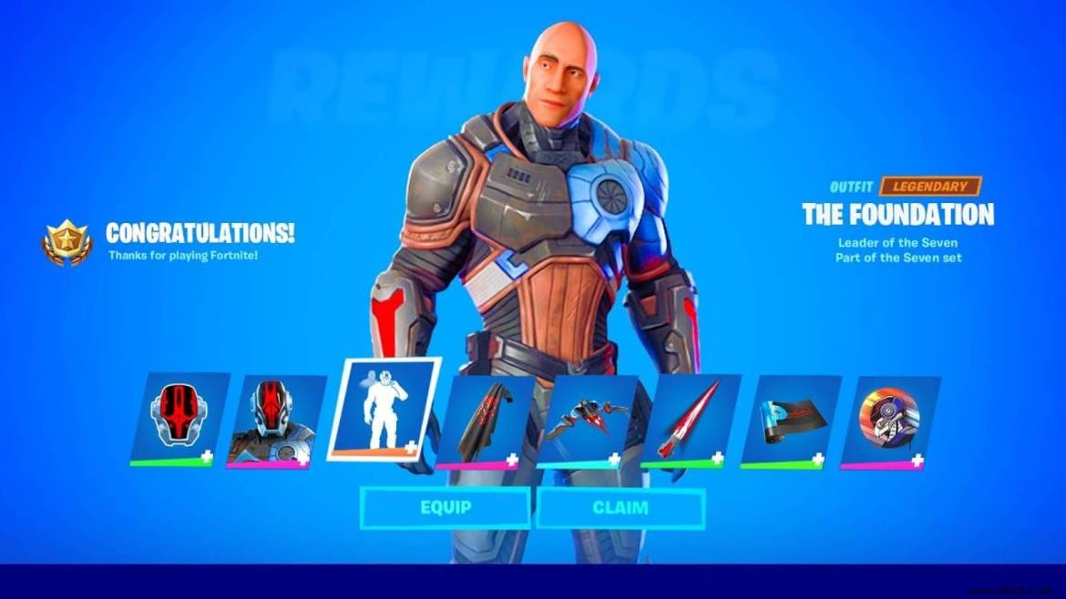 How to Unlock Dwayne Johnson s Foundation Skin in Fortnite Chapter 3 Season 1 Battle Pass