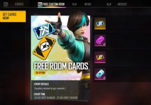 How to Claim Free Custom Room Cards in Free Fire MAX: Step-by-Step Guide