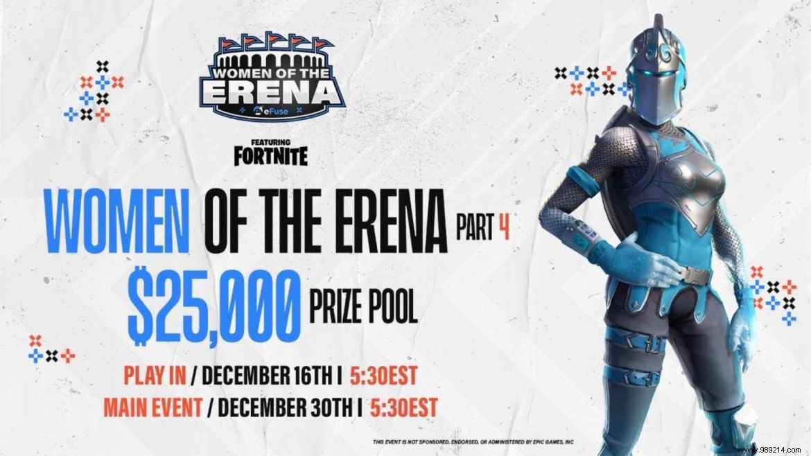 Fortnite Women of the eRena Tournament: Dates, Prizes, and Everything You Need to Know