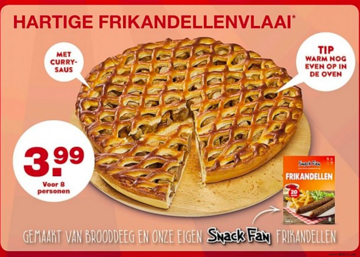 Aldi Weekend Special: FrikandellenVlaai for Just €3.99 Starting Friday