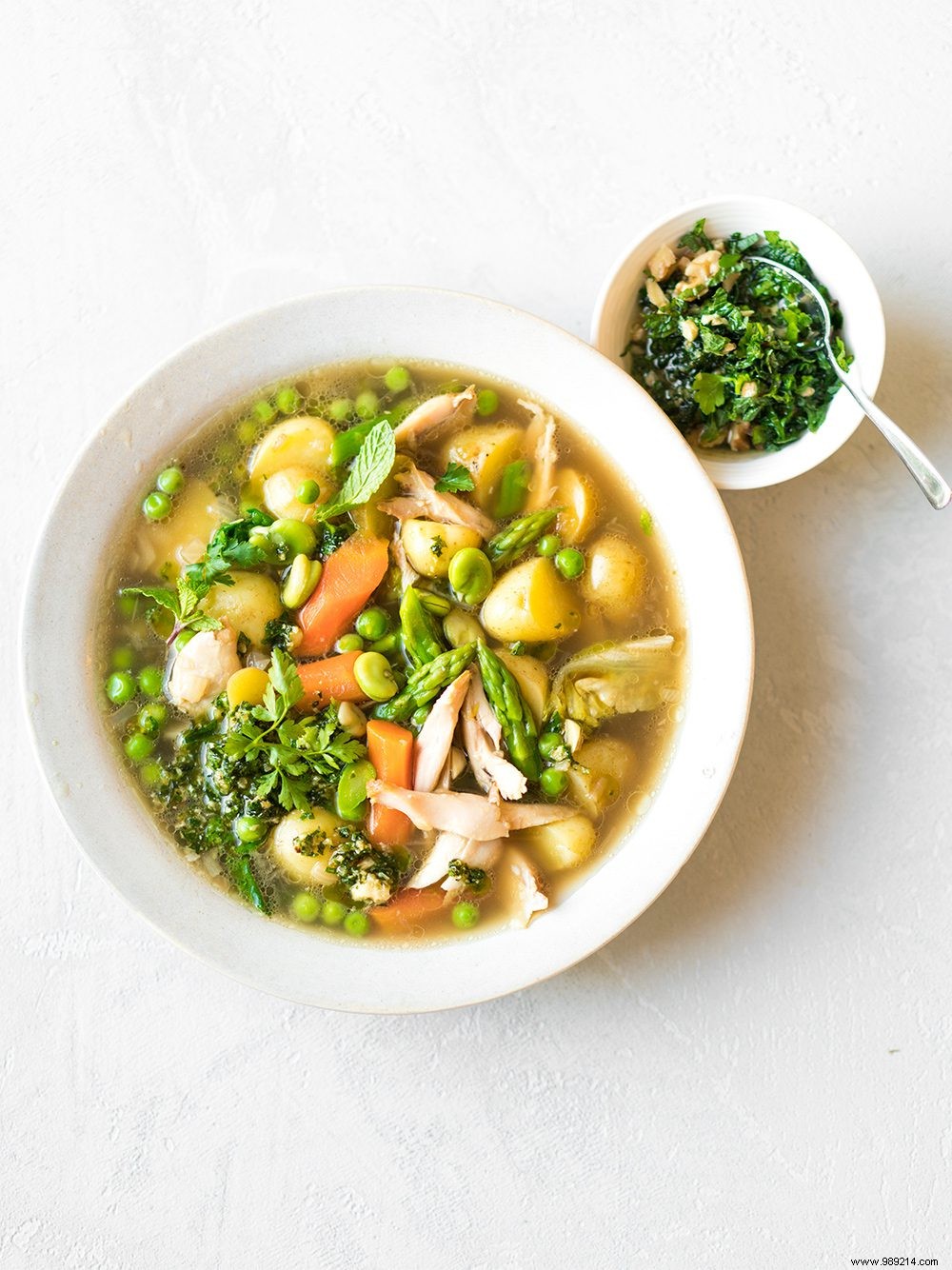 Spring Chicken Nage with Homemade Pesto: A Fresh, Flavorful Recipe