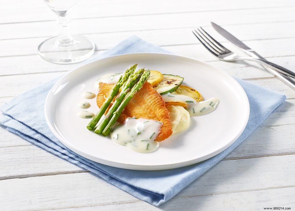 Pan-Fried Plaice Fillet with Creamy ERU Balance Chives Sauce Recipe