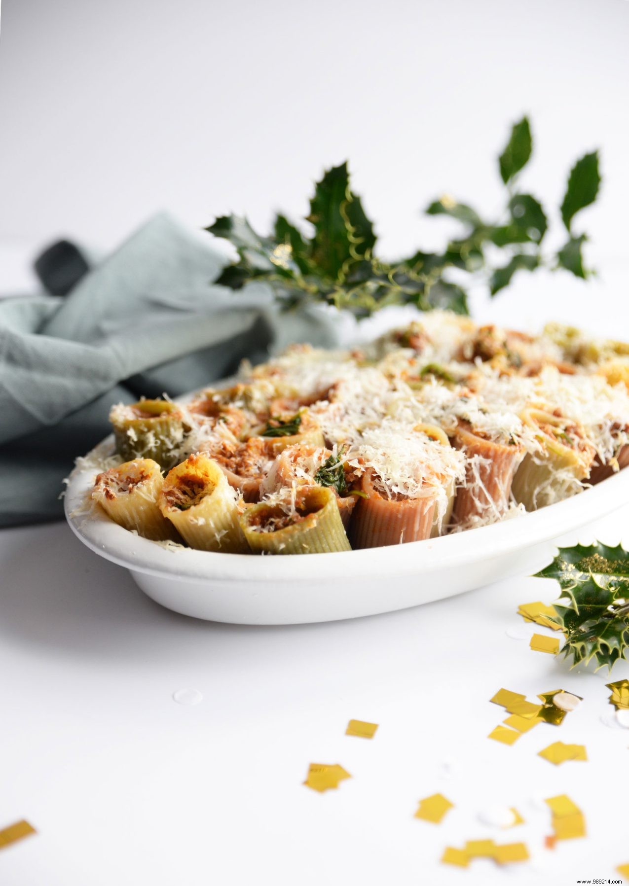 Oven-Baked Stuffed Paccheri Pasta: A Hearty Italian Recipe