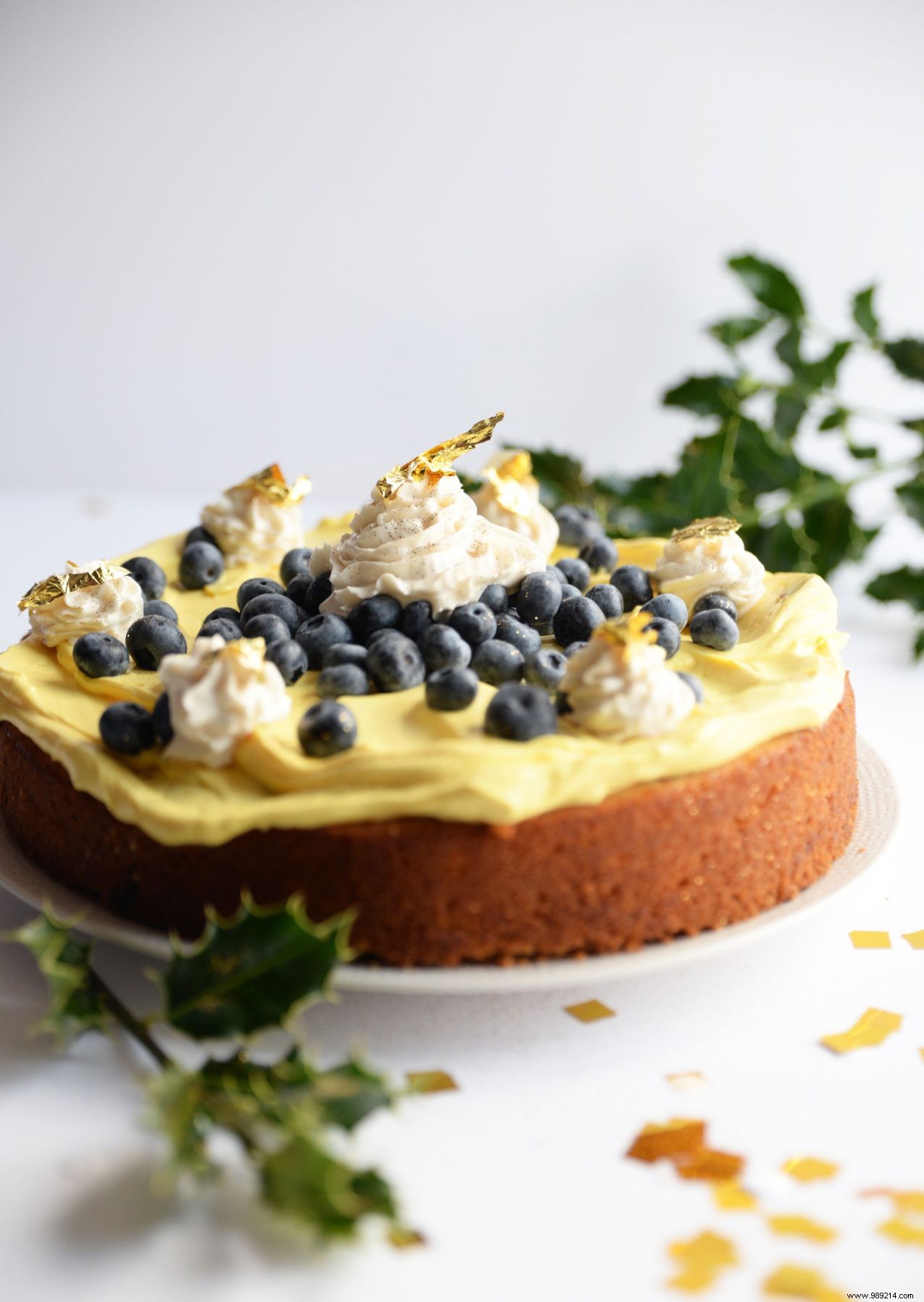 Zesty Lemon Blueberry Tart: Authentic Recipe from Oil & Vinegar