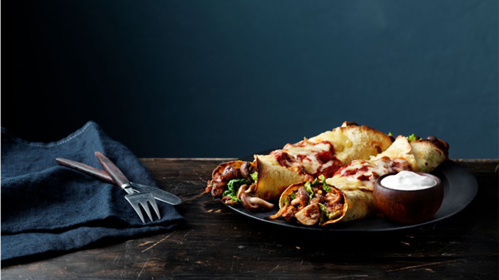 Hearty Mushroom Enchiladas: Easy Vegetarian Recipe for 4 from Santa Maria