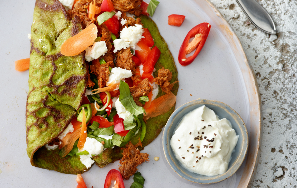 Fresh Spinach Pancakes: Nutritious Vegetarian Breakfast Recipe