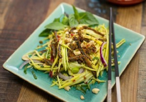 Authentic Vietnamese Mango Salad with Beef Jerky Recipe