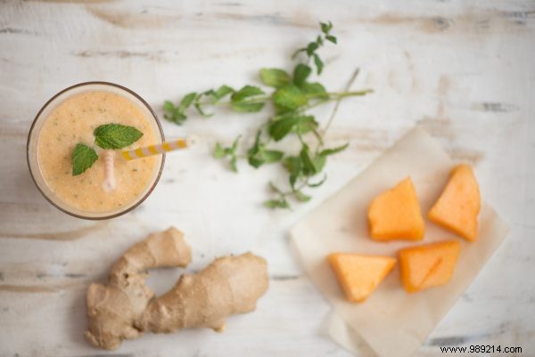 Energizing Melon-Ginger Smoothie Recipe: A Zesty Breakfast Wake-Up
