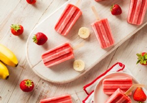 Easy Homemade Fruit Ice Pops: Banana and Strawberry Recipe