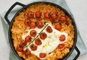 Tomato Risotto with Burrata: Easy 5-Ingredient Recipe from Looye Kwekers