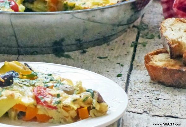 Veggie-Packed Spanish Potato Omelette (Tortilla Española) Recipe