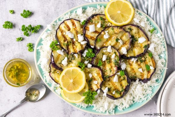 Greek-Style BBQ Eggplant with Feta: A Mediterranean Grill Favorite