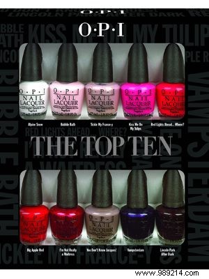 OPI s Top 10 Best-Selling Nail Polish Shades: The Essential Mini Pack