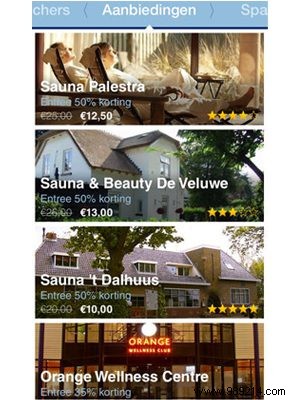 SpaOnline iPhone App: Book Discounted Spa & Sauna Packages Effortlessly