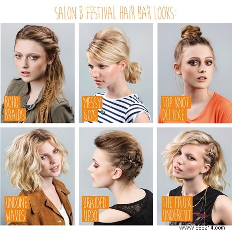 Get Festival-Ready Hair at Salon B s Festival Hair Bar
