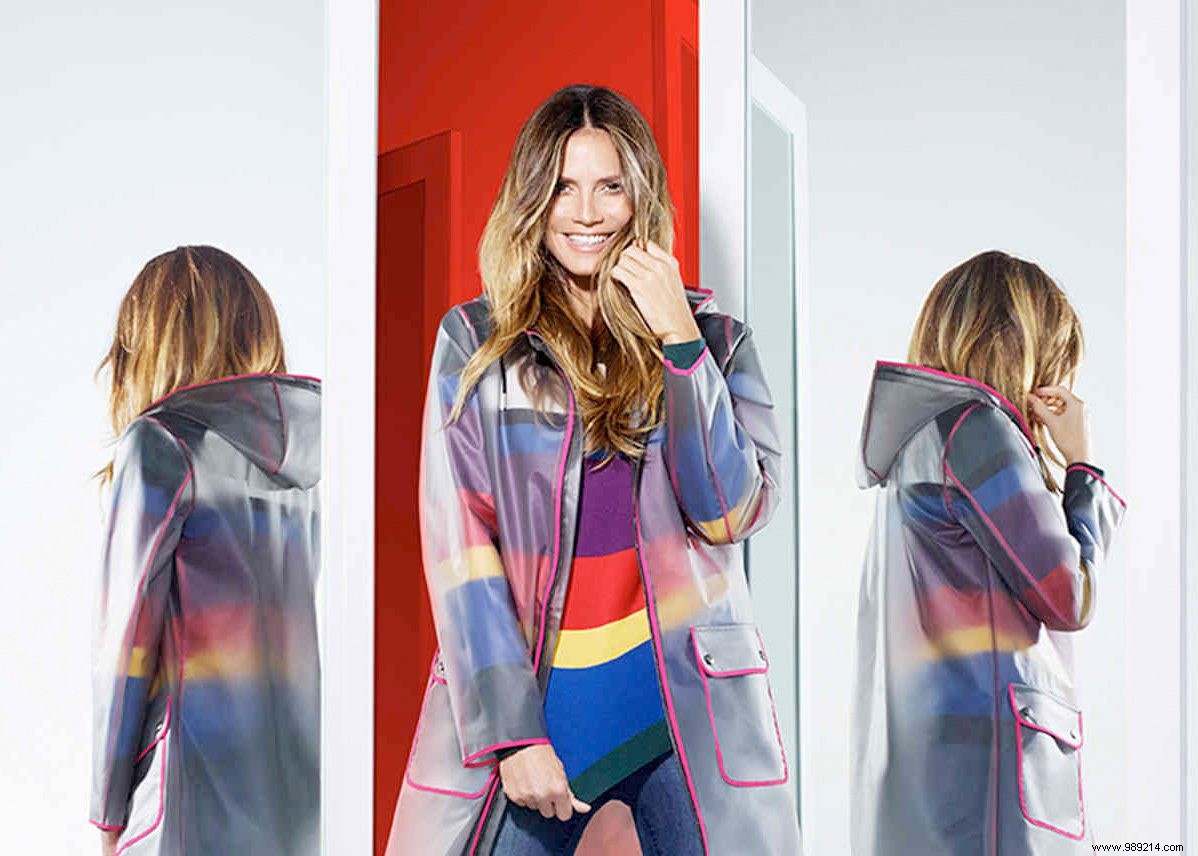 Stay Stylish in the Rain: Heidi Klum s Chic Raincoat from Lidl