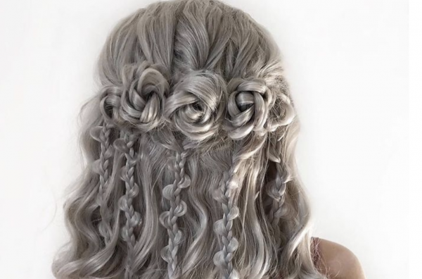 17-Year-Old Milena Crafts Jaw-Dropping Hair Pieces That Rival Crochet Art