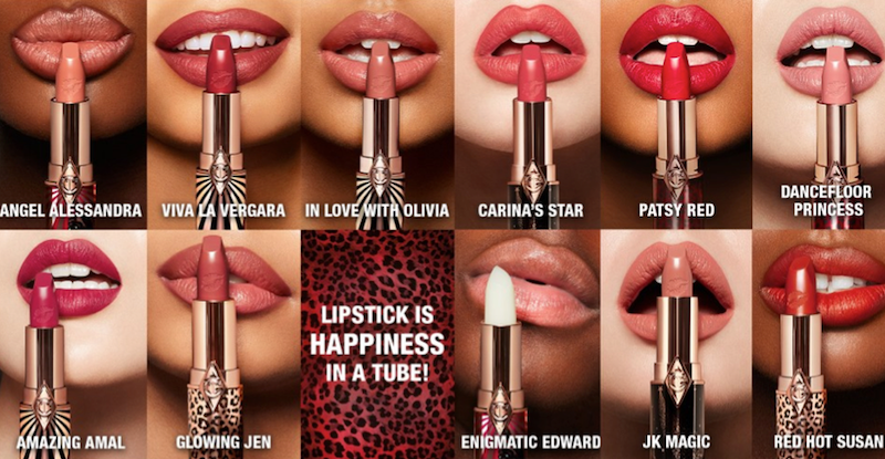 Charlotte Tilbury Hot Lips 2.0: Luxurious Lipsticks Inspired by 11 Global Icons
