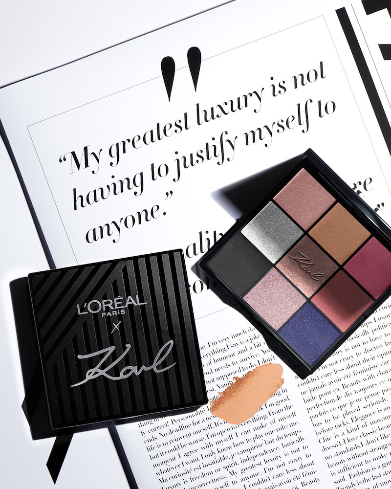 L Oréal Paris x Karl Lagerfeld: Iconic Limited-Edition Rock-Chic Makeup Collection