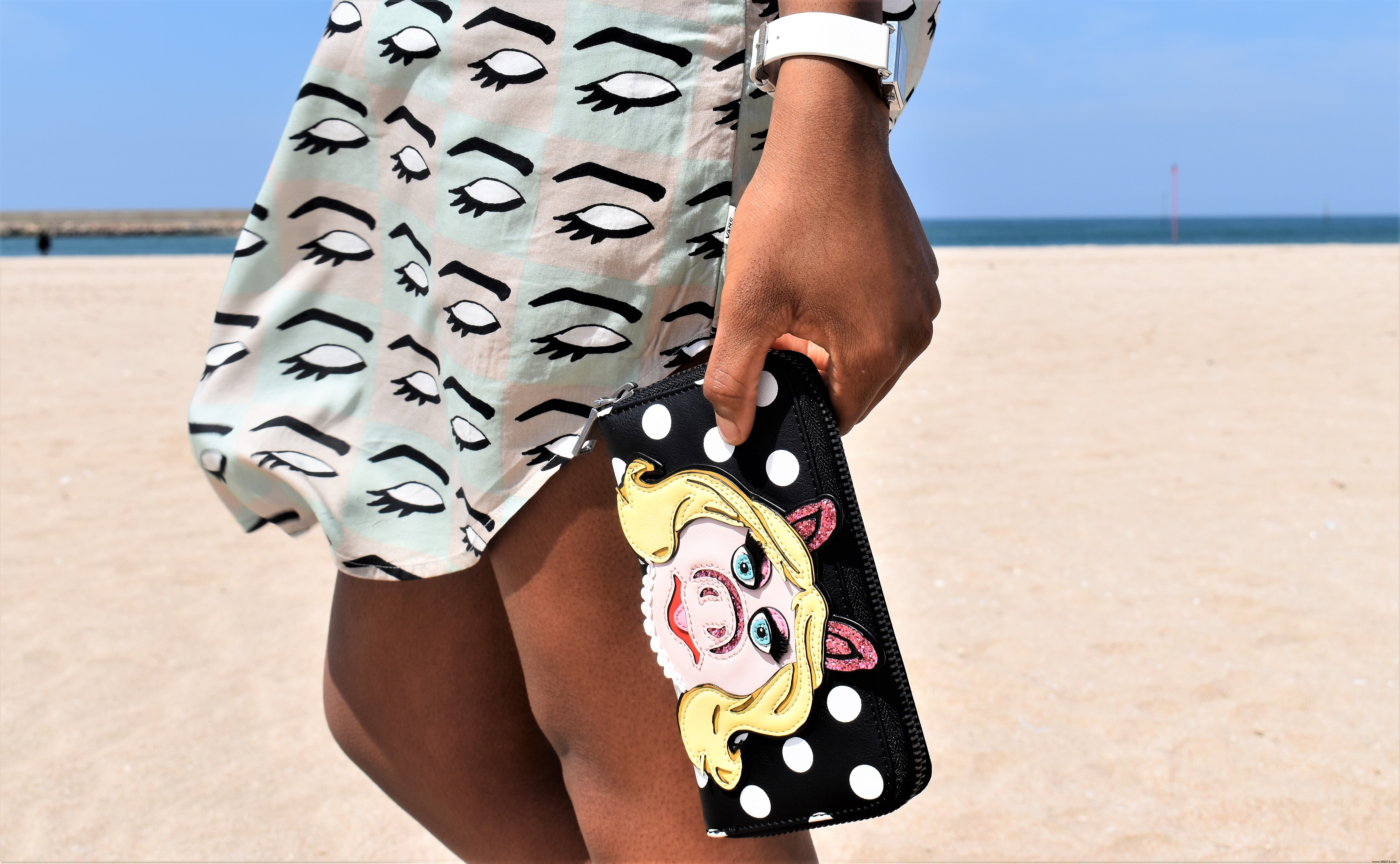Trouville Beach Style: My Vibrant Dress and Trendy Accessories