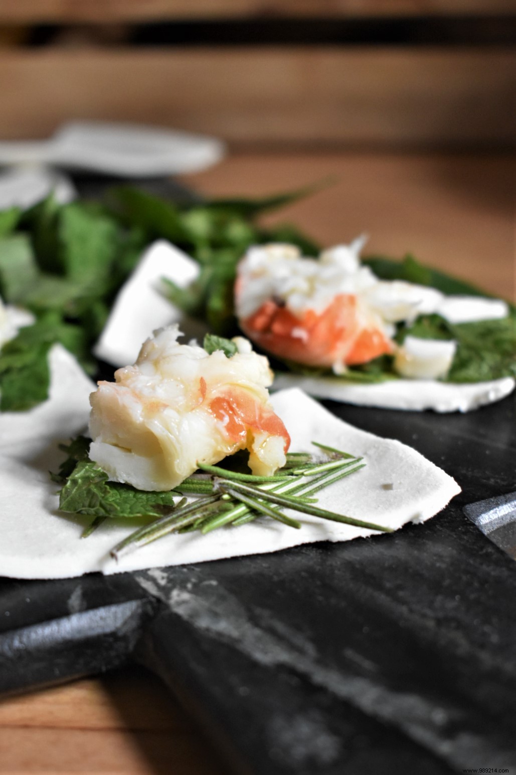 Christmas Appetizer: King Prawns in Citrus Juice Using Maho Nabé Casserole