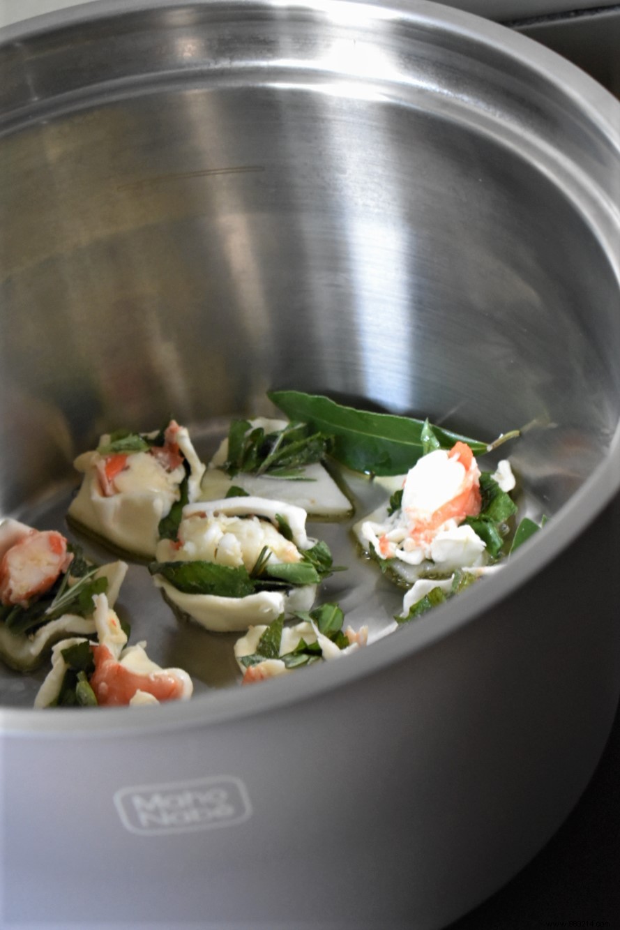 Christmas Appetizer: King Prawns in Citrus Juice Using Maho Nabé Casserole