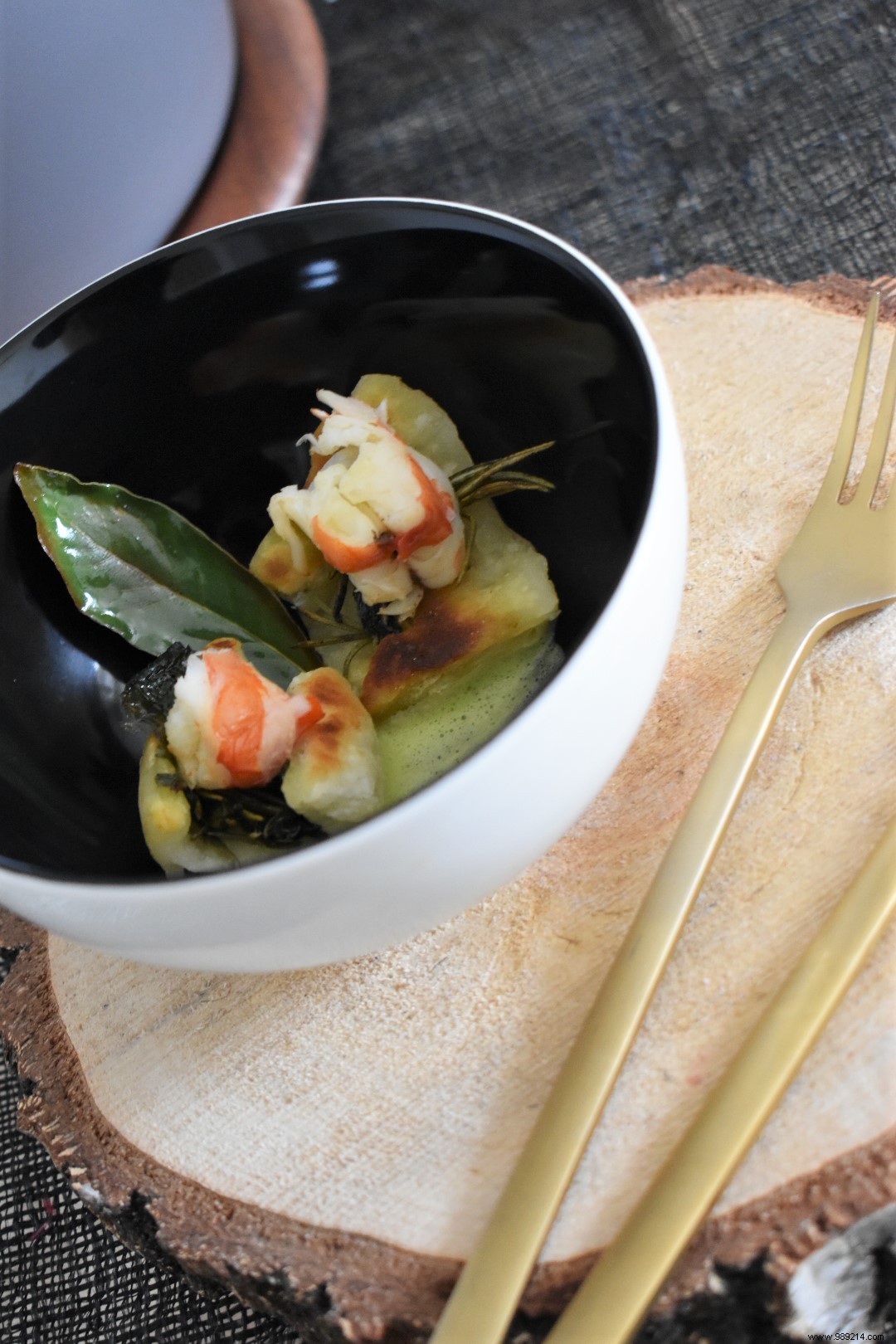 Christmas Appetizer: King Prawns in Citrus Juice Using Maho Nabé Casserole