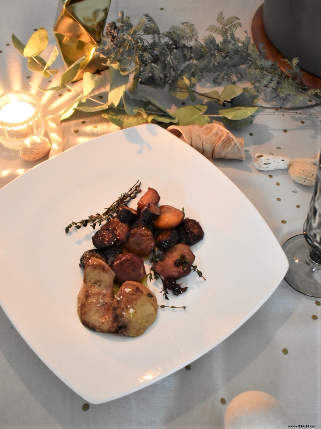 Festive Pan-Fried Foie Gras with Caramelized Root Vegetables – A Maho Nabé Masterpiece