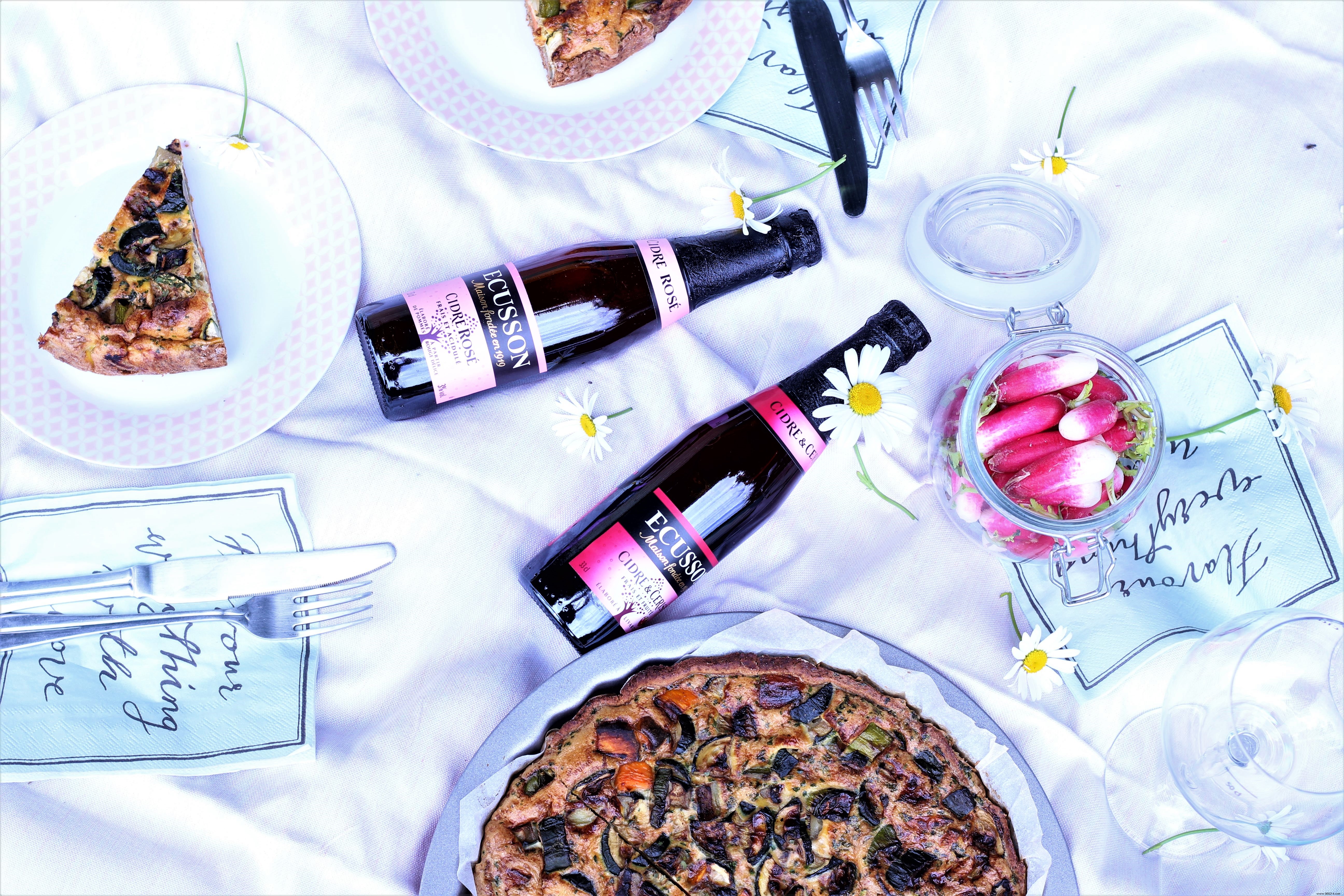 Chic Paris Picnic: Gluten-Free & Lactose-Free Vegetable Pie Recipe