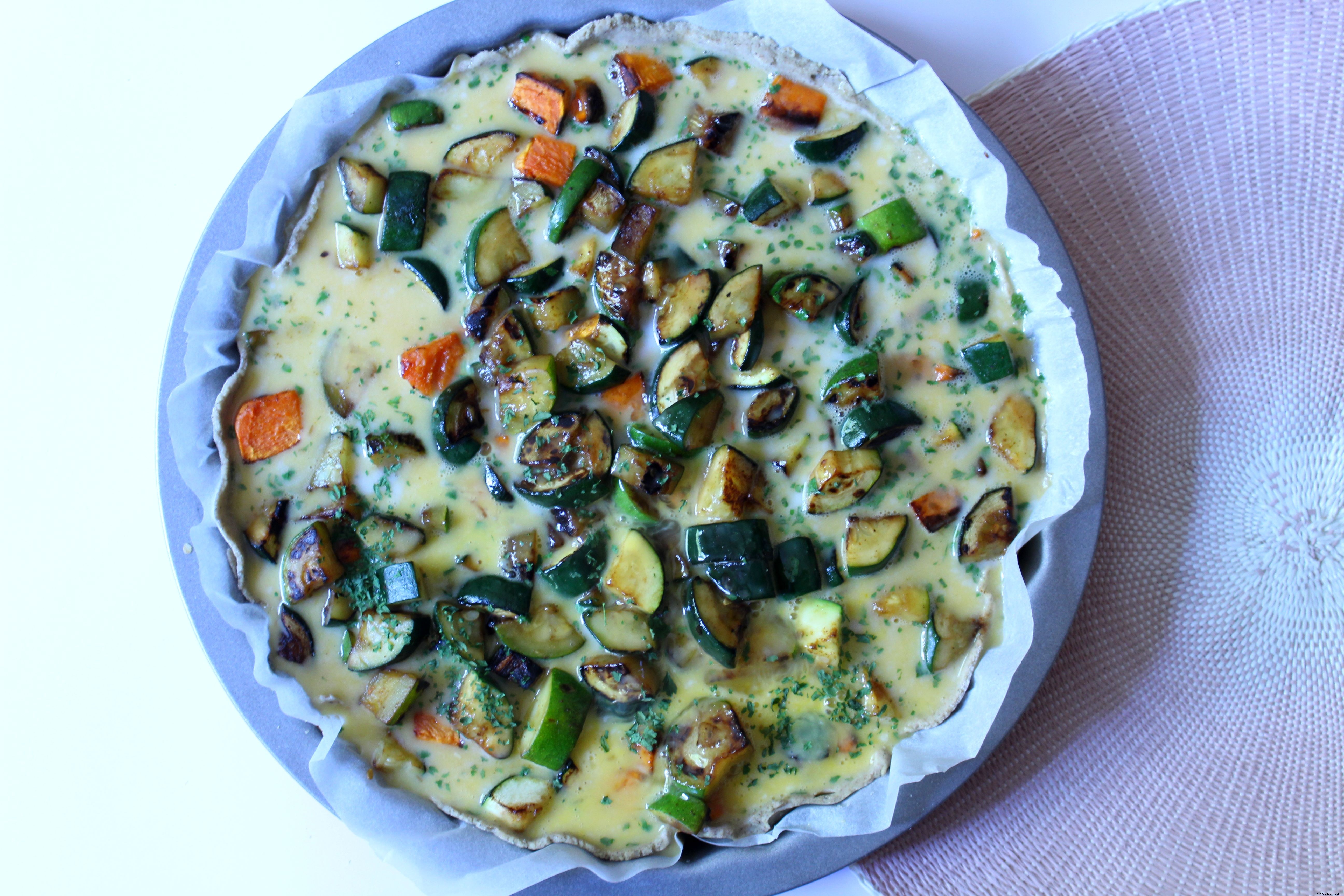 Chic Paris Picnic: Gluten-Free & Lactose-Free Vegetable Pie Recipe