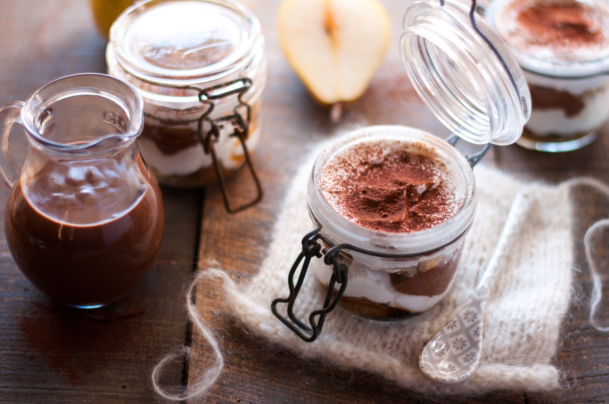 Vegan Gluten-Free Pear and Chocolate Tiramisu Recipe