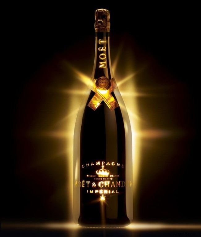 Moët & Chandon Bright Night Brut Impérial Methuselah: Luxurious Glowing Champagne Edition