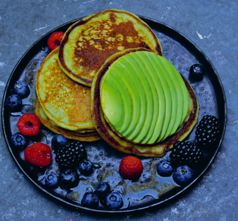 The Saint Stack Recipe: Wholesome Vegan Avocado Pancakes from The Avocado Show