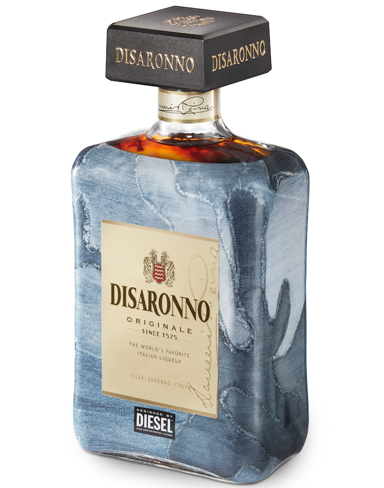 Disaronno Wears Diesel: Limited Edition Bottle Collaboration with Iconic Fashion Brand