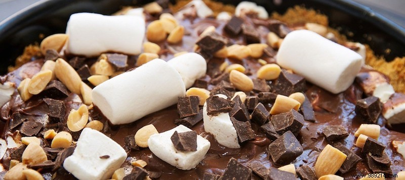 Two Festive Licor 43 Desserts: Rocky Road 43 and Stewed Pears 43