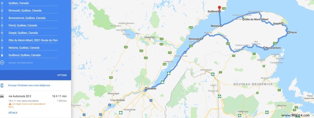 Vacances au Canada #1 : Québec et Gaspésie – Itinéraire détaillé et conseils pratiques