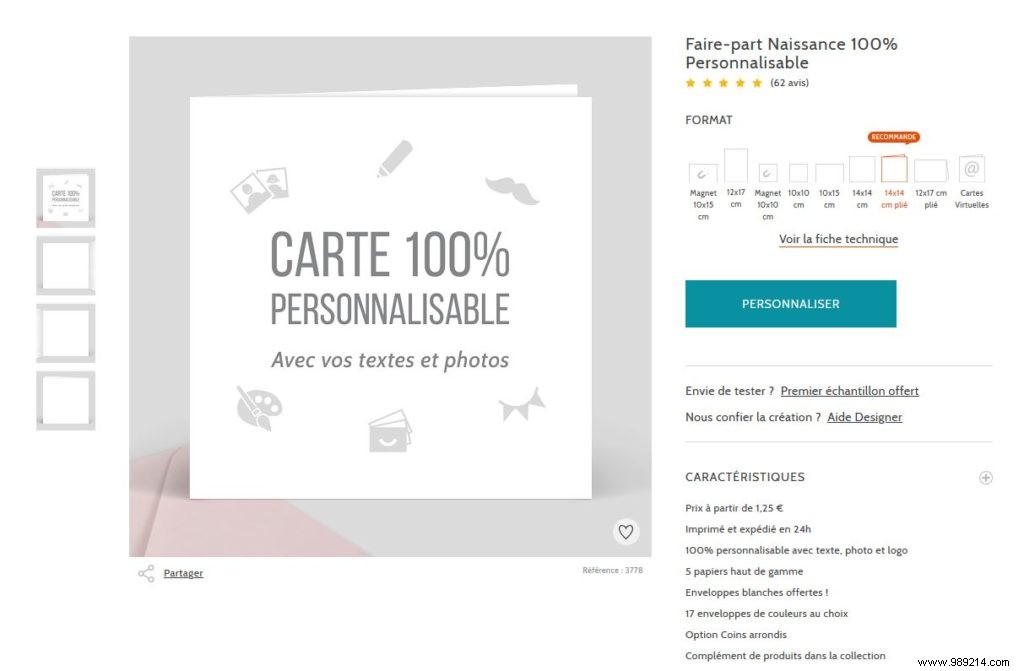 Craft Your Perfect Personalized Birth Announcement Card